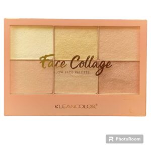 Face Collage Glow Face Highlighter Palette  By KLEARN COLOR Brand. (Imported) - Image 1