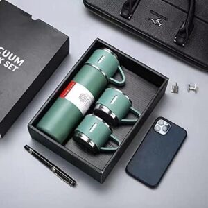 H-409 Vacuum Flask Gift Set with 3 Stainless Steel Cups Combo - 500ml - Keeps HOT/Cold (Random Color) - Image 10