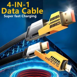 4 in 1 Fast Charging  Data Cable - Image 1