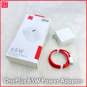 OnePlus 65W Warp Charge Power Adapter with Type-C to Type-C Fast Charging Cable - Image 1