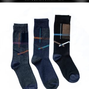 Pack Of 6 Men Socks Casual/Formal In best Different Pattern /Design - Image 3