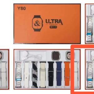 Y80 Ultra 8 In 1 Smart Watch With 8 Straps (Random color) - Image 2