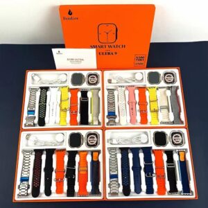 Fendior S100 Ultra 9 Smart Watch 7 in 1 - Random Color - Image 1