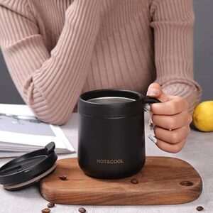 Coffee Mug with Handle 850ml Insulated Stainless Steel Coffee Travel Mug/(random color) - Image 1