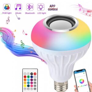 Smart LED Light Bulb with Built-in Bluetooth Speaker - Image 1