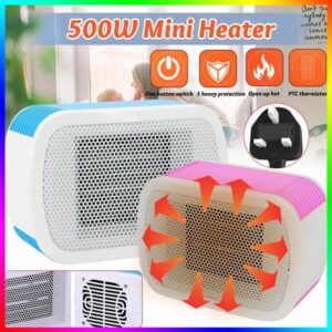 Mini Electric Heater 500W Professional (random color) - Image 1