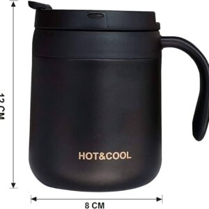 Coffee Mug with Handle 850ml Insulated Stainless Steel Coffee Travel Mug/(random color) - Image 3