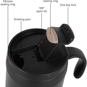 Coffee Mug with Handle 850ml Insulated Stainless Steel Coffee Travel Mug/(random color) - Image 5