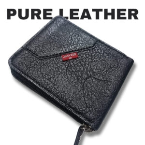 Men's Daily Use Bifold Zipper Wallet - Image 2