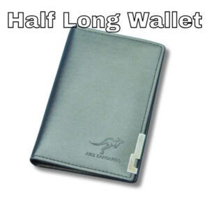 Men's Leather Half Long Wallet - Image 1