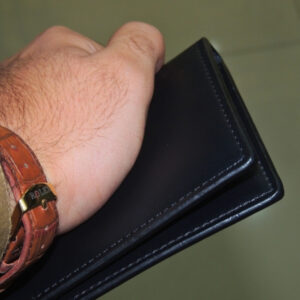 Men's Leather Half Long Wallet - Image 3