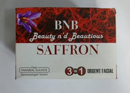 B and B Saffron Whitening Facial Kit 3 in 1 - Urgent Facial & Dead Skin Removal - Image 5