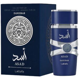 Asad Zanzibar Lattafa Perfume for men 100ML  Orignal EDP - Image 1