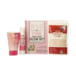 BNB Pink Glow Kit ( Toneup Facewash + Saffron Mask + Pink Glow Sunscreen) - Image 6