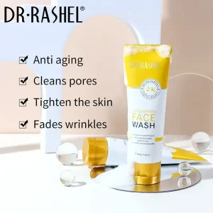 Dr.Rashel 24K Gold Anti-Aging Face Wash 100G - Image 2