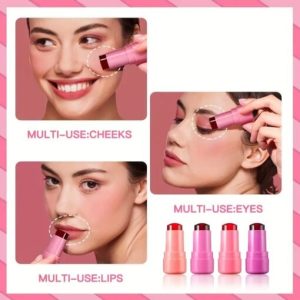 Pack Of 4 Pcs Romantic May Jelly tint Blush Stick - Image 4