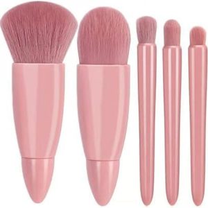 5PCS Soft Fluffy Makeup Brush Set Women Cosmetic Powder Eye Shadow Foundation Blush Blending Beauty Make Up Brush Tool - Image 5