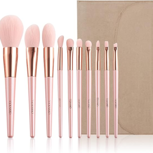 Sweet Beauty 10 PCs Makeup Brush Set | Complete Brush Kit for Professional and Beginner (Random color) - Image 2