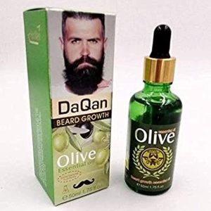 DaQan Beard Growth Olive Essential Oil  enriched with multiple natural nourishing ingredients- 50ml - Image 6