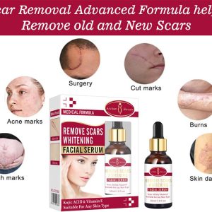 AICHUN BEAUTY Scar Removal Facial Serum Pimples Stretch Marks Face Moisturizing Body Remove Scars Kojic Acid | Vitamin - E | 30ml - Image 7