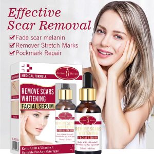 AICHUN BEAUTY Scar Removal Facial Serum Pimples Stretch Marks Face Moisturizing Body Remove Scars Kojic Acid | Vitamin - E | 30ml - Image 5