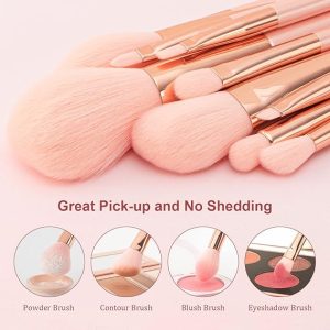 Sweet Beauty 10 PCs Makeup Brush Set | Complete Brush Kit for Professional and Beginner (Random color) - Image 5