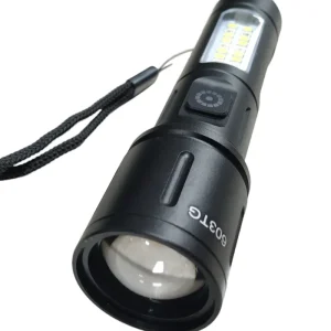 Mini  Flashlight Rechargeable LED flashlight - 603 For Camping, hunting - Image 7