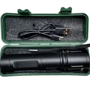 Mini  Flashlight Rechargeable LED flashlight - 603 For Camping, hunting - Image 8