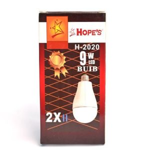 HOPEâ€™S H-2020 LED Rechargeable 9 Watt Bulb With Double Battery / Ideal for home improvement and electrical needs - Image 4