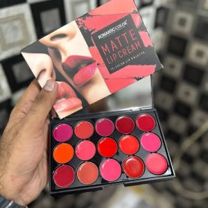 Romantic lipstick Pallet 15 Color Lipstick Matte Lip Cream Palette - Image 1