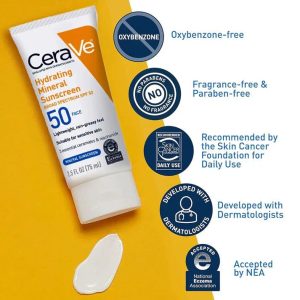 CeraVe 4 in 1 Skincare Kit Night Cream, Sunblock, Cleanser & Serum for Radiant Skin - Image 6