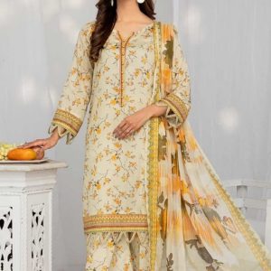 âœ¨ Khaadi brand âœ¨ 3 Piece Digital Printed Lawn Unstitched Suit new Collection 2025 for womens - Image 3