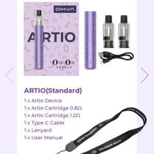 OXVA Artio Pod Sleek, Portable, and Versatile Vaping Experience | Vape For Smokers | Pod For Smoking ( Random Color ) - Image 7