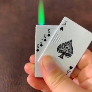 Refillable Fancy Poker Lighter Creative Poker Cool Lighters Refillable Best Gift For Men - Image 4