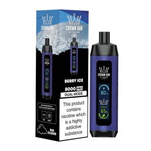 Al Fakher Crown Bar Disposable Vape – 8000 Puffs, 5mg Nicotine, 18 ml E-Juice, Rechargeable with Mesh Coils - Image 10