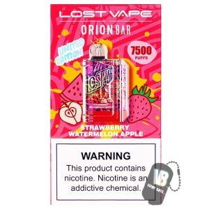 Lost Vape Orion Bar Disposable Pod – 7500 Puffs, 50mg Nicotine, 18 ml E-liquid, Rechargeable USB-C - Image 9