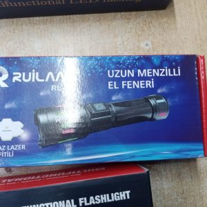 RUILANG Metal torch  Multifunctional  Rechargeable Emergency torch for Camping Household Model RL-617 - Image 4