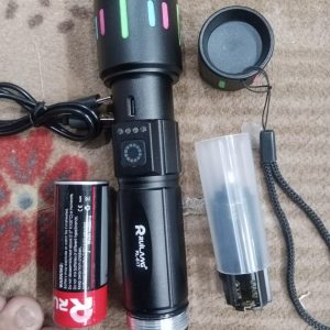 RUILANG Metal torch  Multifunctional  Rechargeable Emergency torch for Camping Household Model RL-617 - Image 2