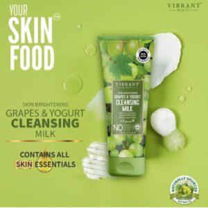 Vibrant Beauty Skin Brightening Grapes & Yogurt Cleansing Milk (200ml) - Image 5