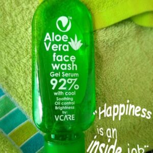 Aloe Vera Face Wash (100ml) By Vcare Products) | Extracts from Aloevera Gel and Neem Serum | Aloe vera face wash for oily skin | Organic Aloe Vera face wash 100ml - Image 2