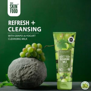 Vibrant Beauty Skin Brightening Grapes & Yogurt Cleansing Milk (200ml) - Image 2