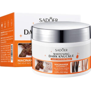 Sadoer 7days Vitamin C Whitening Dark Knuckle Black Knee Cream Niacinamide Vitamin C Dark Spot Corrector Remover 140g - Image 8