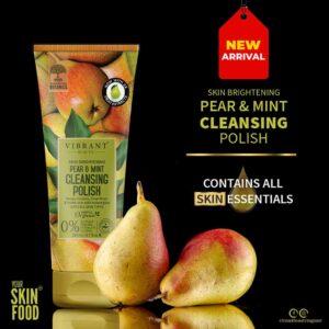 Vibrant Beauty Brightening Pear & Mint Cleansing Polish (200ml) - Image 4