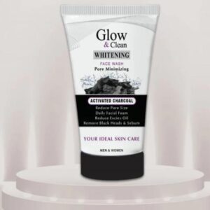 Glow & Clean Whitening Charcoal Face Wash Acne Free Brighting Face Wash 120 ML - Image 1