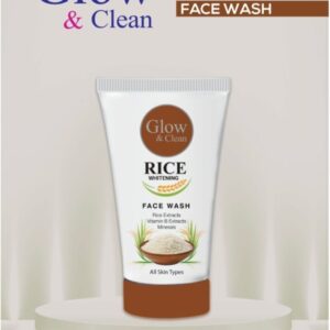 Glow & Clean Rice Whitening Vitamin-B Extracts Minerals Face Wash With Rice Extracts & Niacinamide 120 ML - Image 2