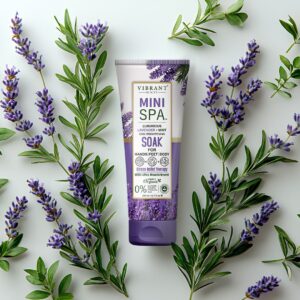 Vibrant Beauty Luxurious Mini Spa Lavender + Mint Skin Brightening Soak With Ultra Nourishment (200ml) - Image 1