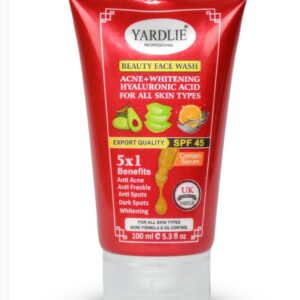 Yardlie Professional Beauty Face Wash Acne+Whitening Hyaluronic Acid for All Type Skin 120ml - Image 3