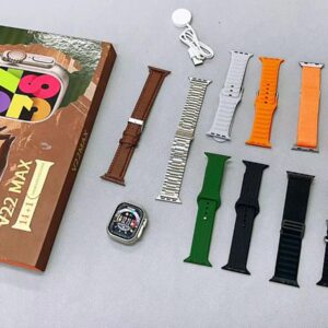 14 In 1 V22 Max Ultra Watch With 14 Strap | Best Quality Smartwatch (Random color) - Image 1